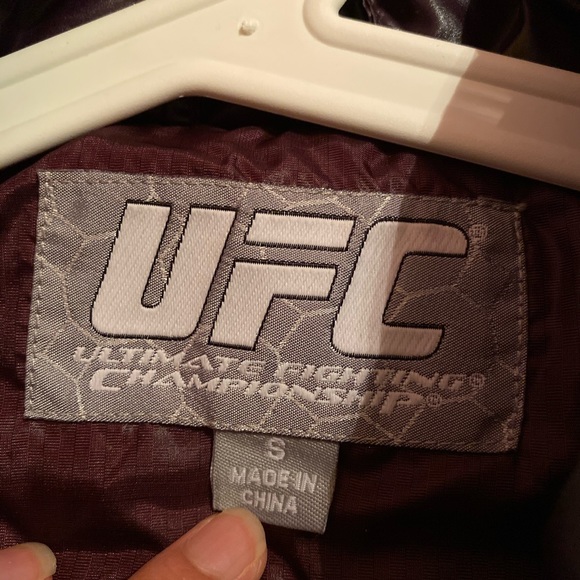 Vintage UFC Dark Purple Winter Jacket - Picture 6 of 7